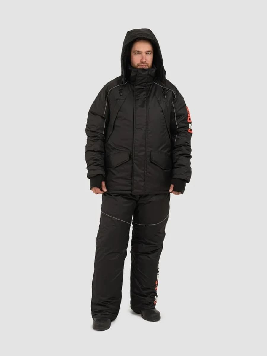 Детальная фотография — Костюм зимний Onerus Фишер NEW плавающий (таслан) р.48-50 рост 170-176 черный (до -45°С)