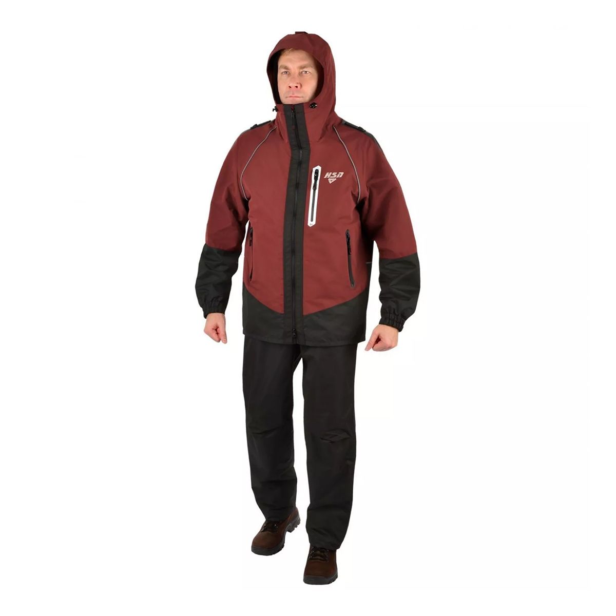 Детальная фотография — Костюм демисезонный HSN River (Hardguard) р.56-58 рост 182 махагон (до 0°C)
