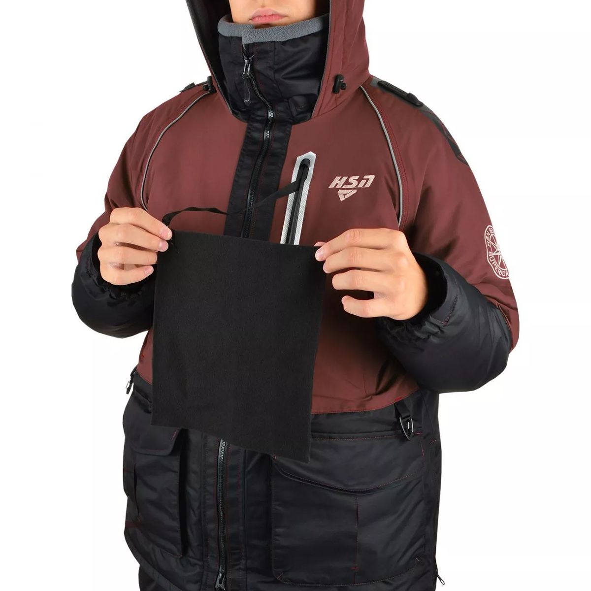 Детальная фотография — Костюм зимний HSN Arctic VII Comfort (Hardguard) р.54-56 рост 182 махагон (до -45°С)