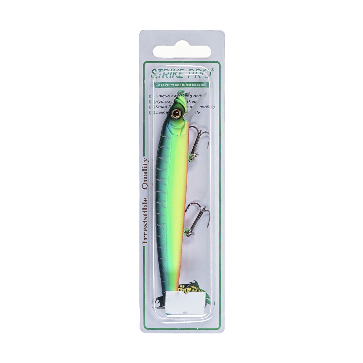 Детальная фотография — Воблер Strike Pro Alpha Minnow 115 плавающий 115мм 12гр 0,6м-1,6м цвет A223S-RP (Pearl Mat Tiger) (EG-033F#A223S-RP)