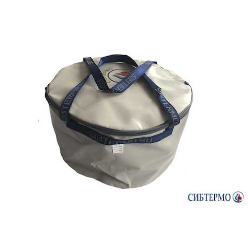 Ведро с крышкой ПВХ Сибтермо диаметр 40см высота 40см