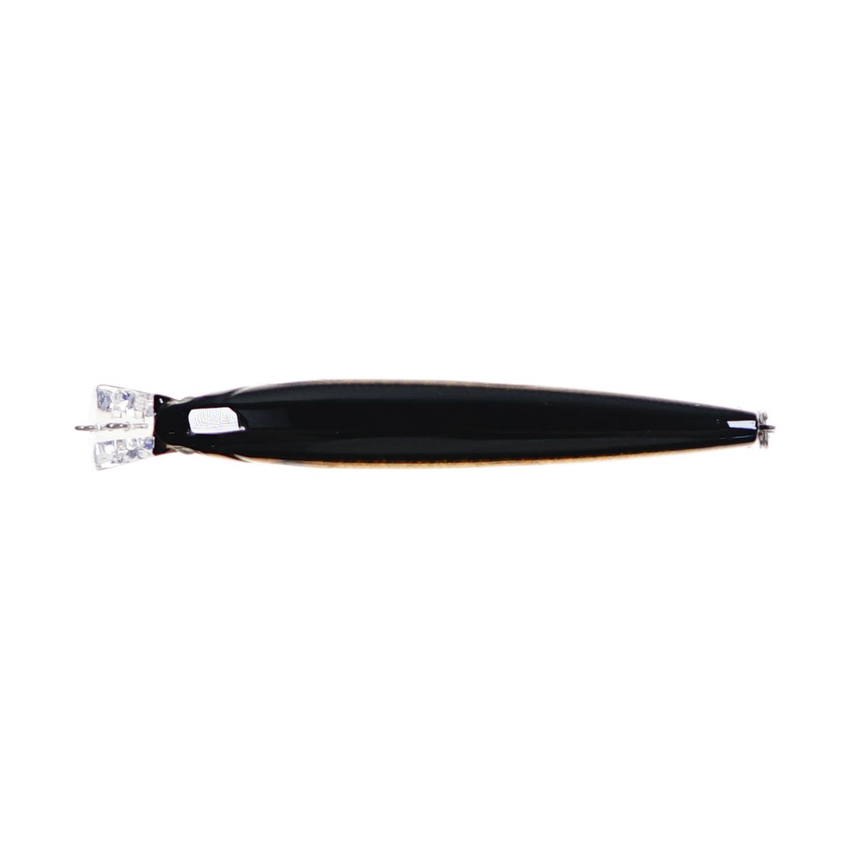 Детальная фотография — Воблер Strike Pro Top Water Minnow плавающий 90мм 10,2гр 0,1м-0,5м цвет 613-713 (Black Back Smoked OB) (JL-179F#613-713)
