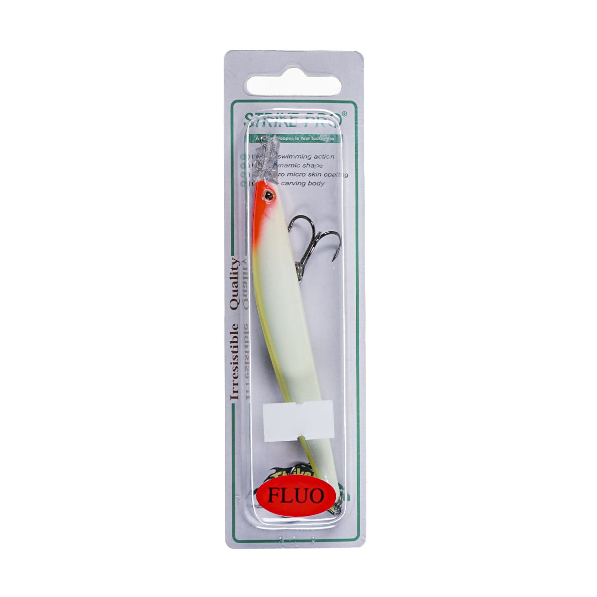 Детальная фотография — Воблер Strike Pro Top Water Minnow 110F плавающий 110мм 10,5гр 0,2м-0,7м цвет A116L (Fluo Clown) (JL-166F#A116L)
