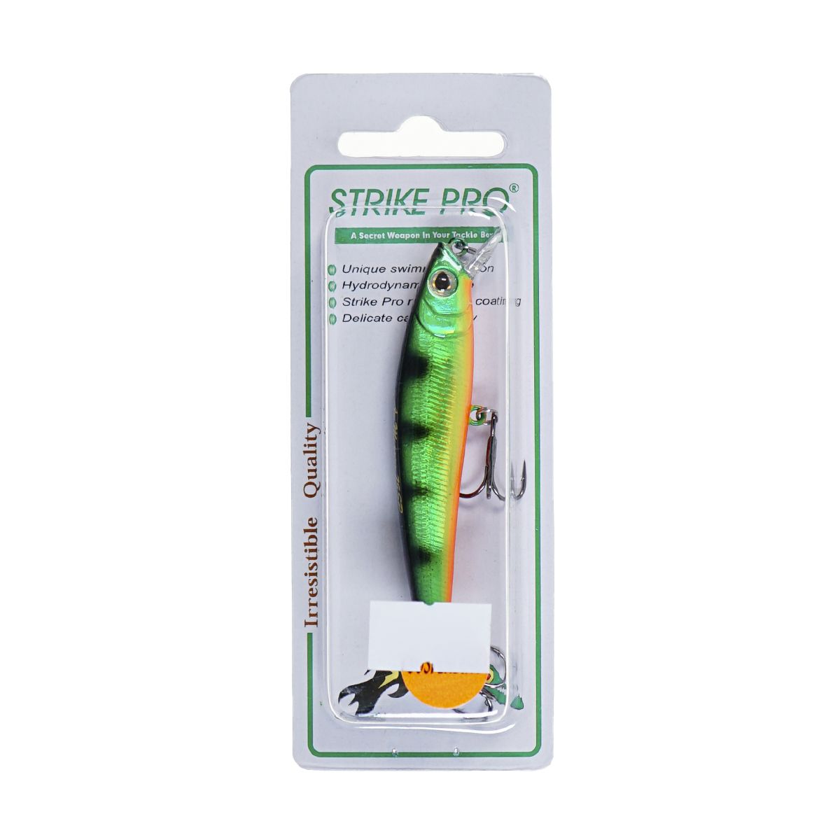Детальная фотография — Воблер Strike Pro Arc Minnow 75SP нейтральный 75мм 5,5гр 0,4м-0,8м цвет A45T (Natural Perch) (JL-119-SP#A45T)