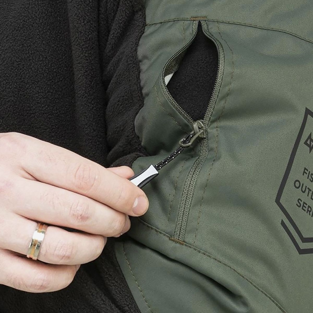 Детальная фотография — Костюм Nisus Argut (флис) с мембранными вставками р.56-58 рост 170-176 графитовый (T-N-FA-4XL1-G)