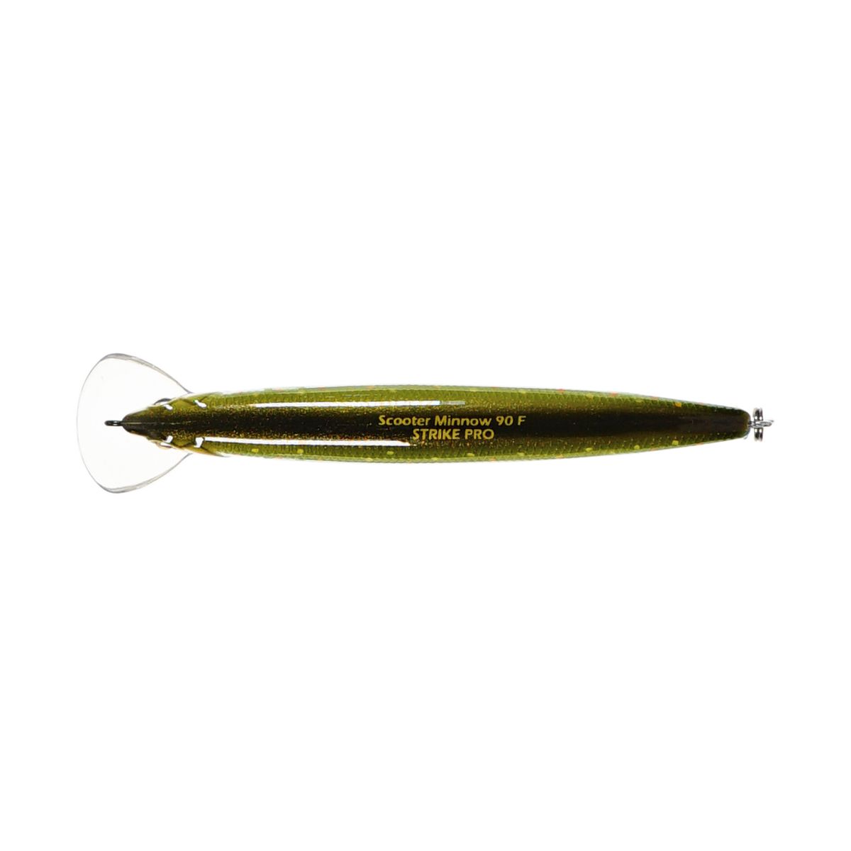 Детальная фотография — Воблер Strike Pro Scooter Minnow 90F плавающий 90мм 6,6гр 0,5м-1,5м цвет 964T (Silver Loach) (EG-186AF#964T)