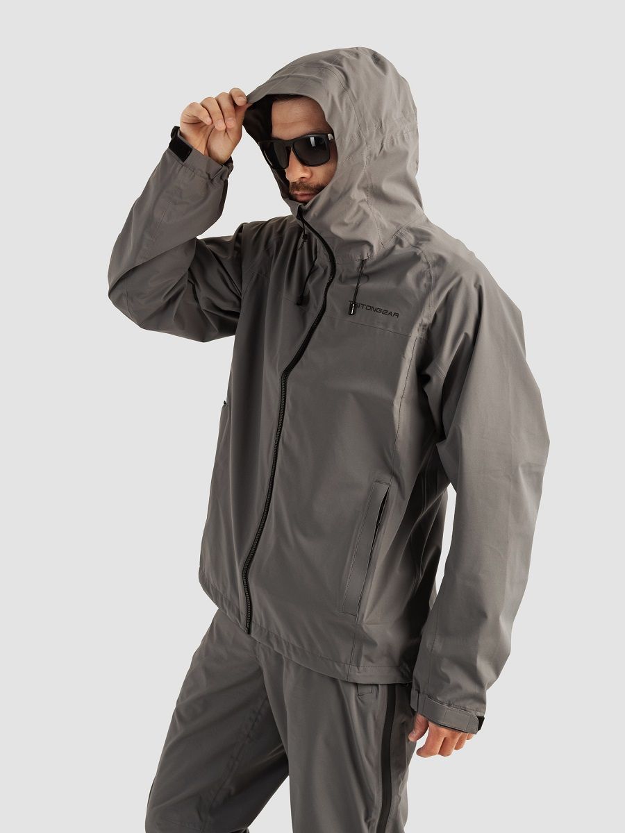 Детальная фотография — Костюм демисезонный TritonGear Pro Ride (SoftTaslan) р.56-58 рост 170-176 серый