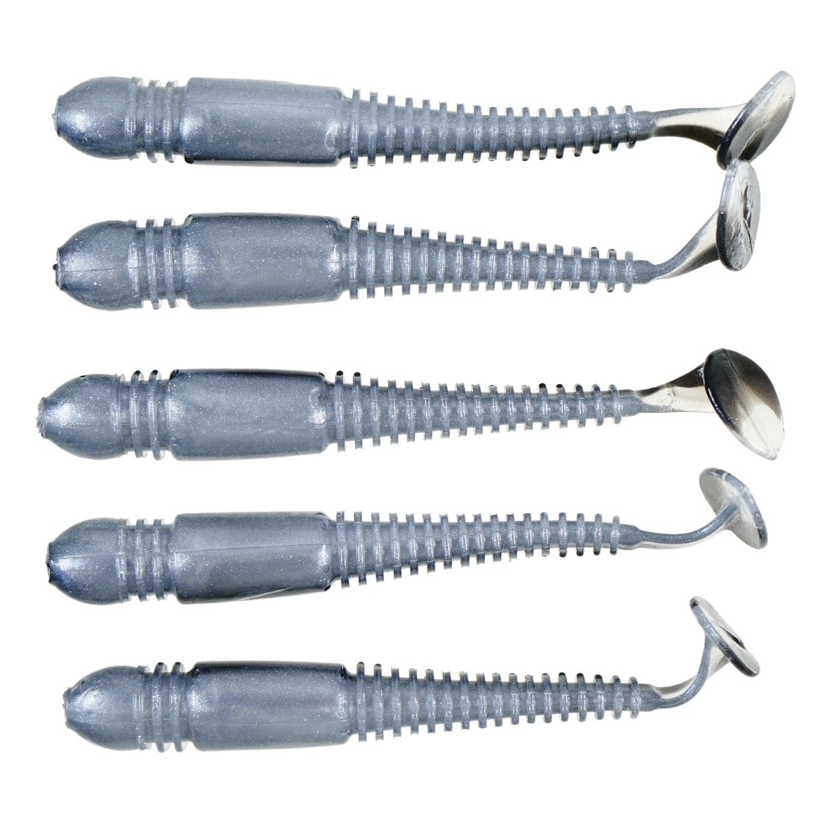 Детальная фотография — Виброхвосты съедобные Zander Master Tio 10см цвет 2 (5шт)