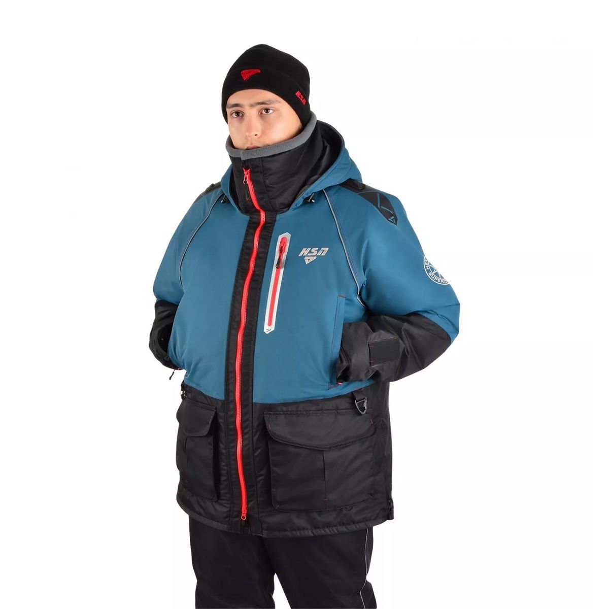 Детальная фотография — Костюм зимний HSN Rescuer VII Comfort плавающий (Hardguard) р.50-52 рост 182 бирюзовый (до -45°С)