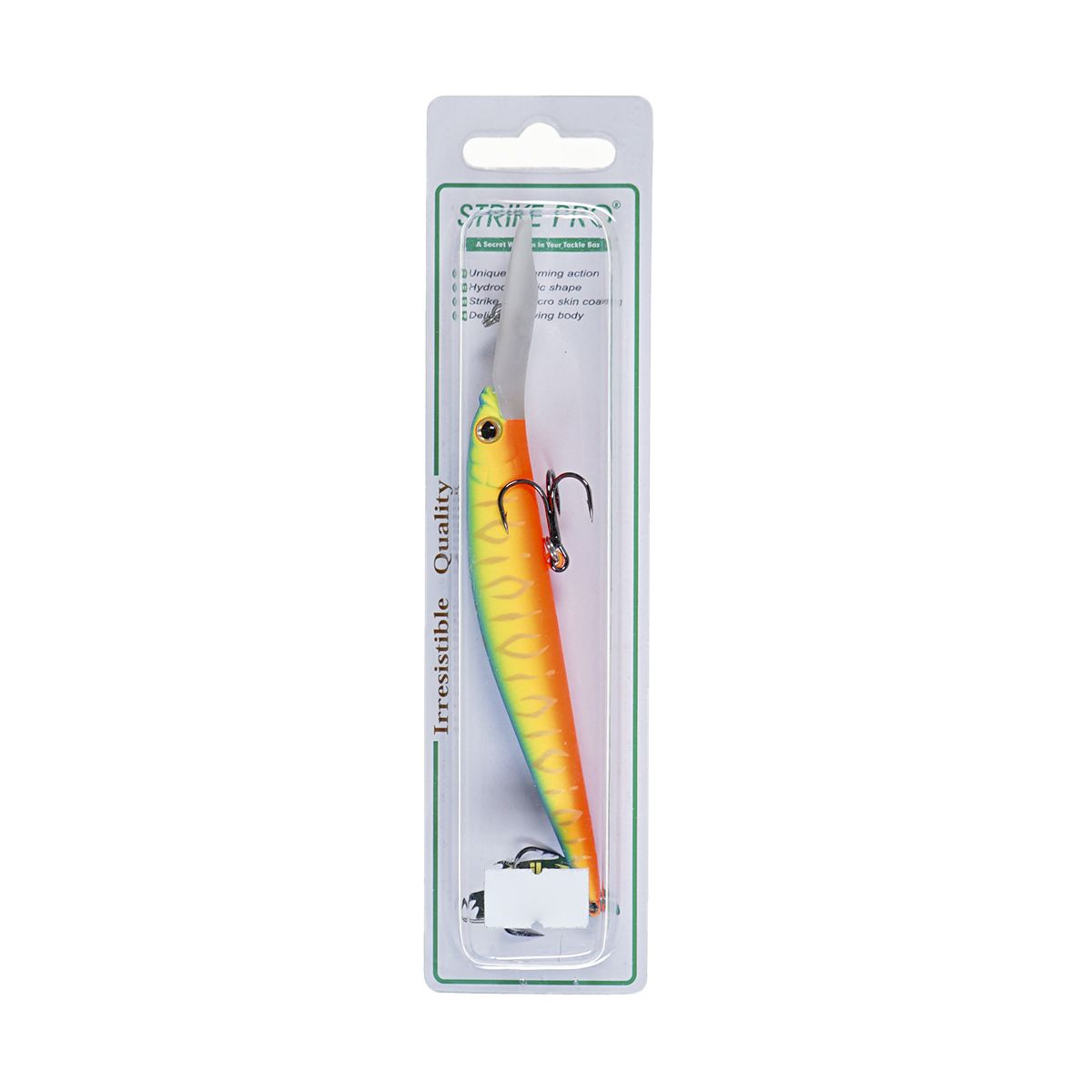 Детальная фотография — Воблер Strike Pro Alpha Diver 110 плавающий 110мм 13гр 2,5м-4м цвет A252S (Bullfinch Mat Tiger) (JL-062F#A252S)