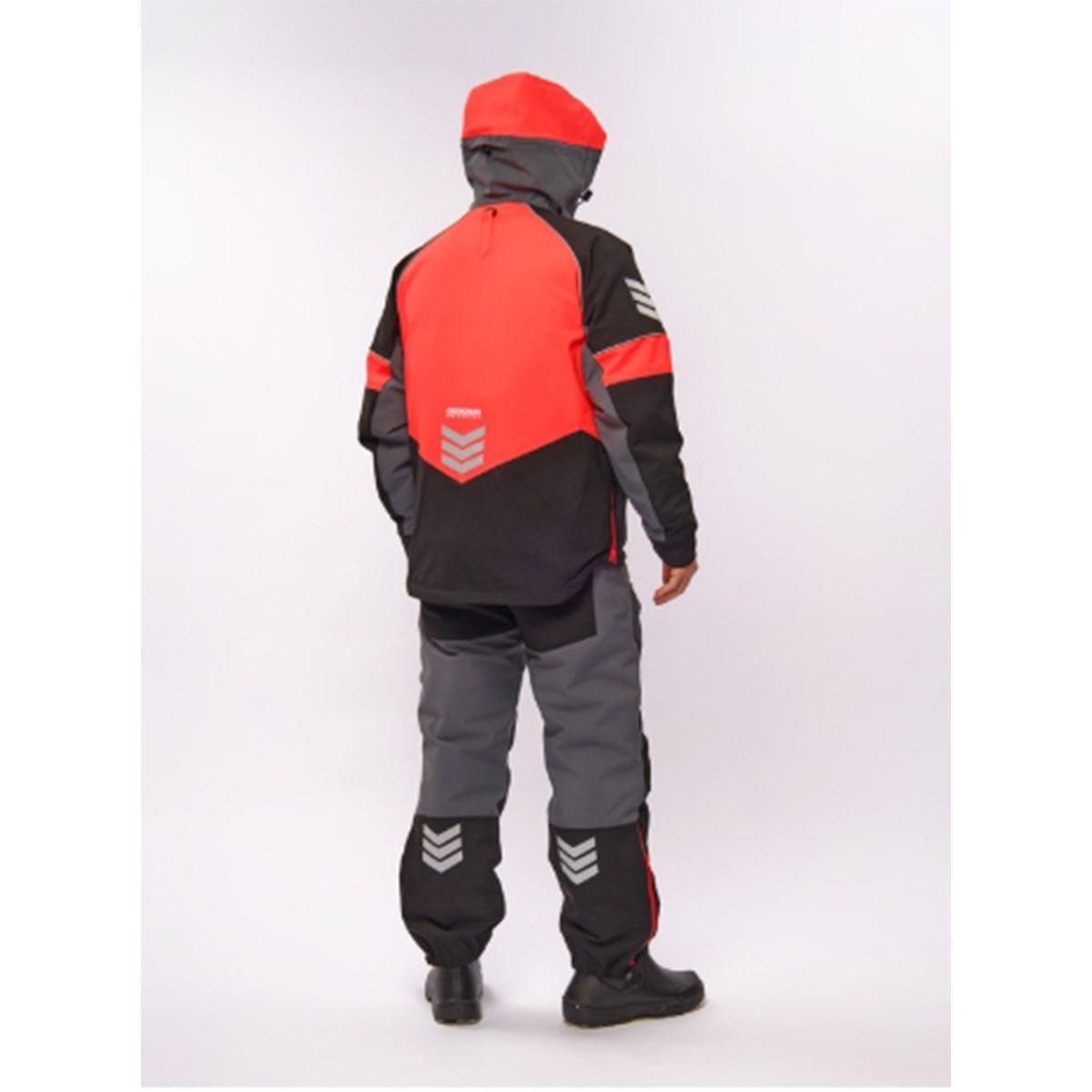 Детальная фотография — Костюм зимний Alaskan Cherokee Sea Edition р.L красный, серый, черный (до -30°С)