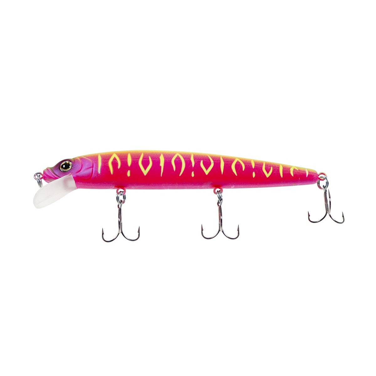 Детальная фотография — Воблер Strike Pro Alpha Minnow 115 плавающий 115мм 12гр 0,6м-1,6м цвет A230S (Watermelon Mat Tiger) (EG-033F#A230S)