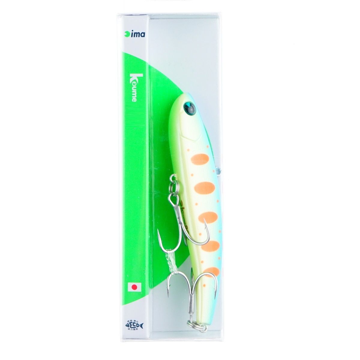 Детальная фотография — Раттлин Ima Koume Heavy 90мм 28гр цвет PAL03 (Orange Spotted)