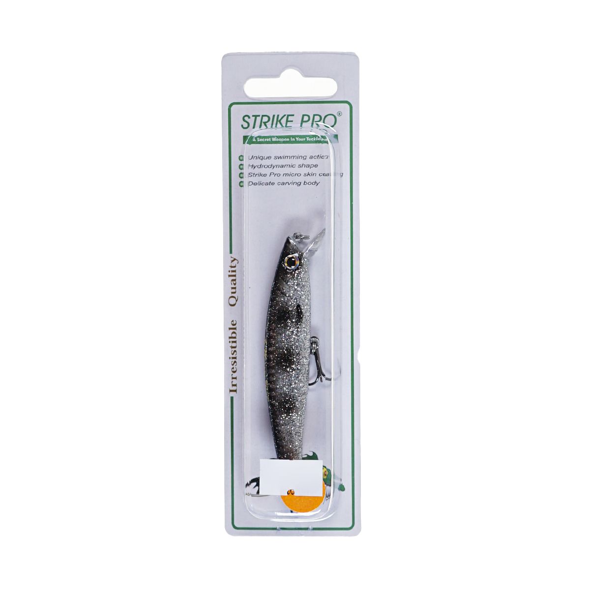 Детальная фотография — Воблер Strike Pro Arc Minnow 90SP нейтральный 90мм 9гр 0,5м-1м цвет A249F-3D (Silver Spotted Bullhead) (JL-120-SP#A249F-3D)