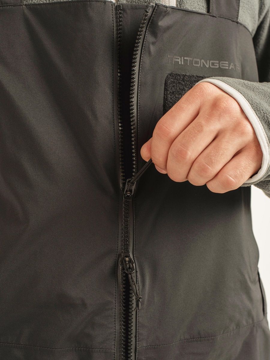 Детальная фотография — Костюм демисезонный TritonGear Storm Boat ПК (TaslanNylon) р.56-58 рост 182-188 черный