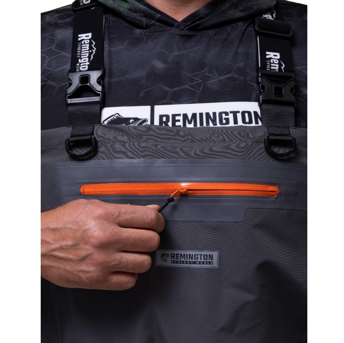 Детальная фотография — Вейдерсы Remington Fishing with boots Royal Fish II Grey/Black р.XL(44-45)