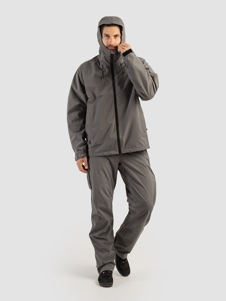 Детальная фотография — Костюм демисезонный TritonGear Pro Ride (SoftTaslan) р.56-58 рост 170-176 серый