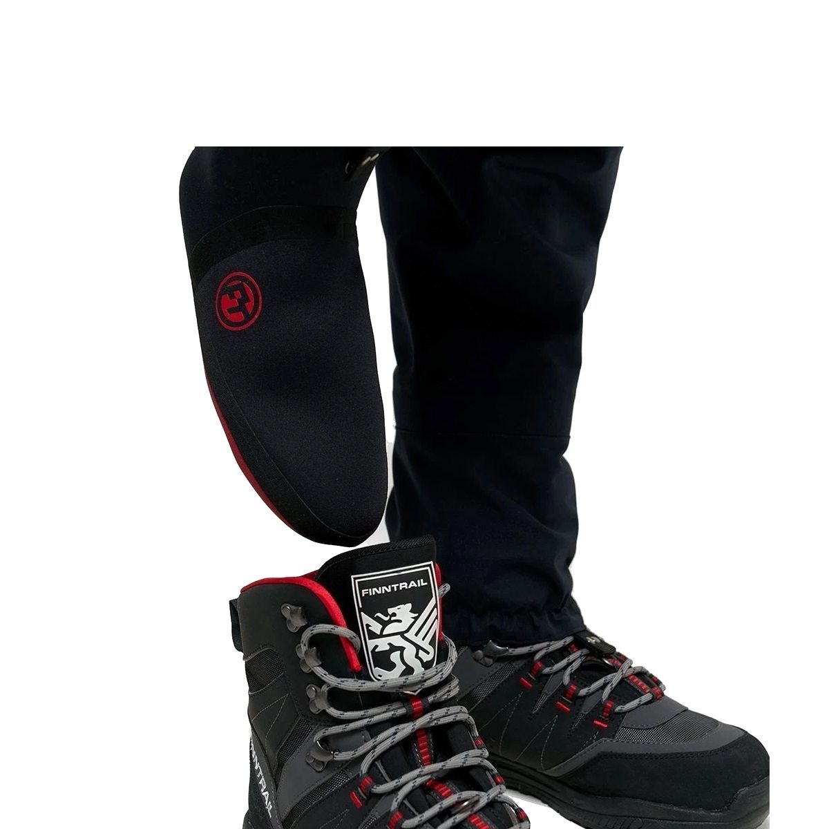 Детальная фотография — Вейдерсы Finntrail Enduro Graphite 1539 р.XXL графитовые