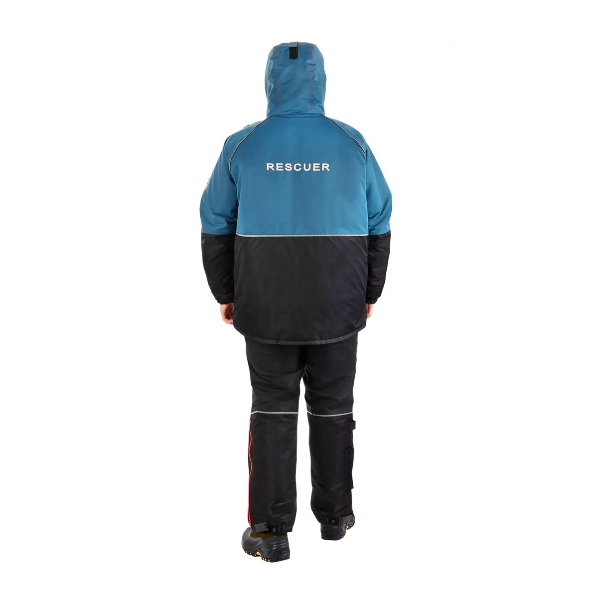 Детальная фотография — Костюм зимний HSN Rescuer VII Comfort плавающий (Hardguard) р.50-52 рост 182 бирюзовый (до -45°С)