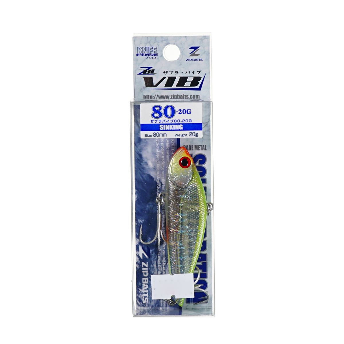 Детальная фотография — Раттлин ZipBaits ZBL Vib 80мм 20гр цвет 476 (Hoso Chart)