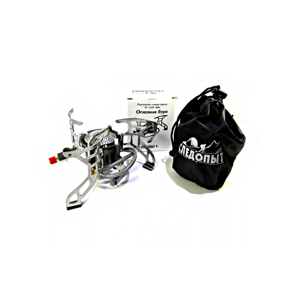 Детальная фотография — Плита газовая Следопыт Огненная буря портативная, с газогенератором