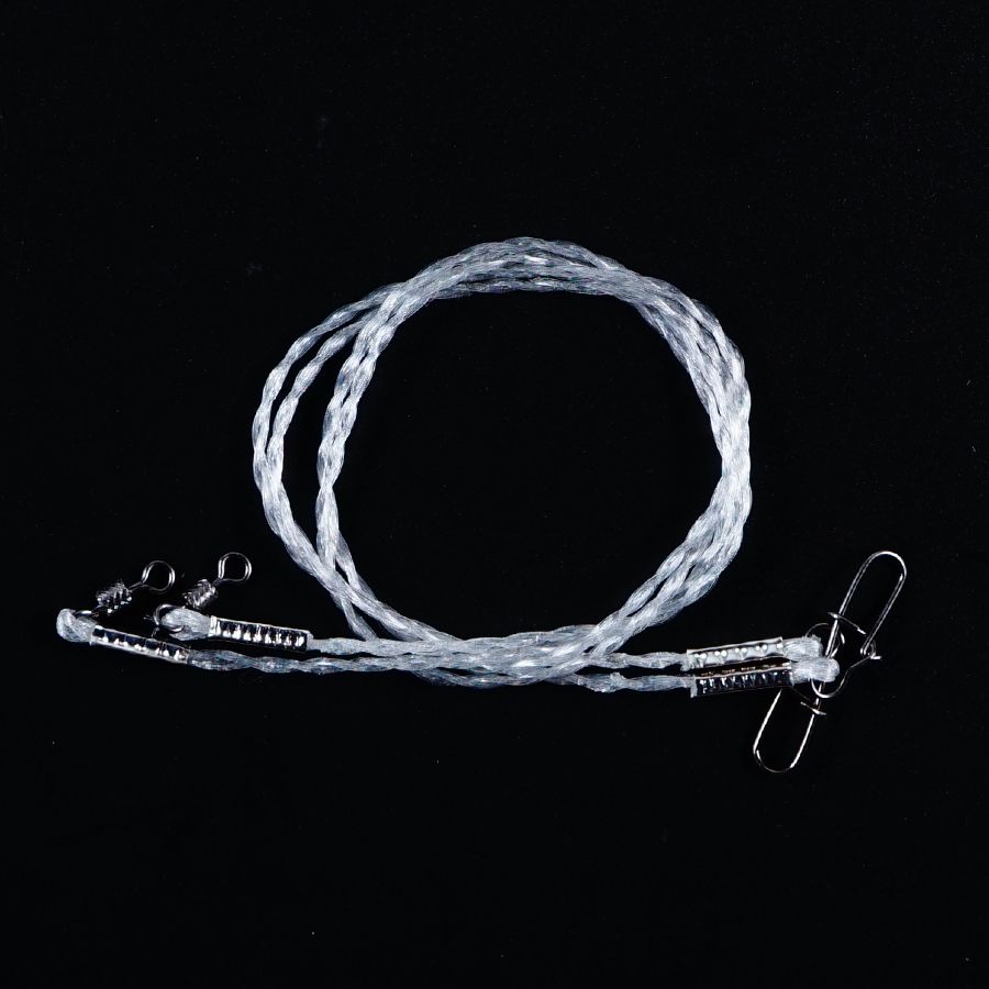 Детальная фотография — Поводки флюорокарбоновые, плетеные 35см 20кг (2шт)