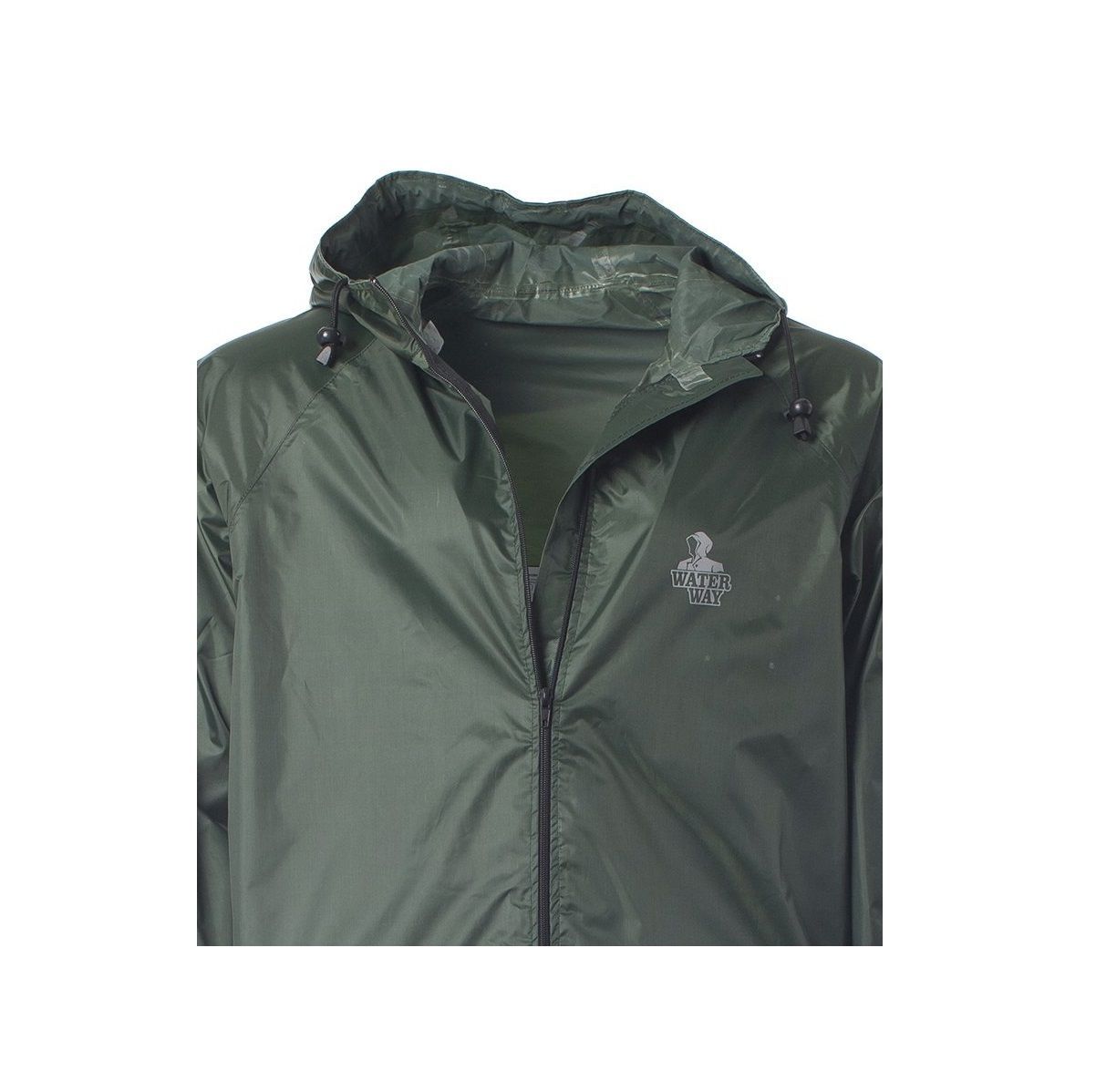 Детальная фотография — Дождевик-костюм Тайфун, проклеенные швы (ПЭ с ПВХ) р.52-54 рост 170-176 зеленый