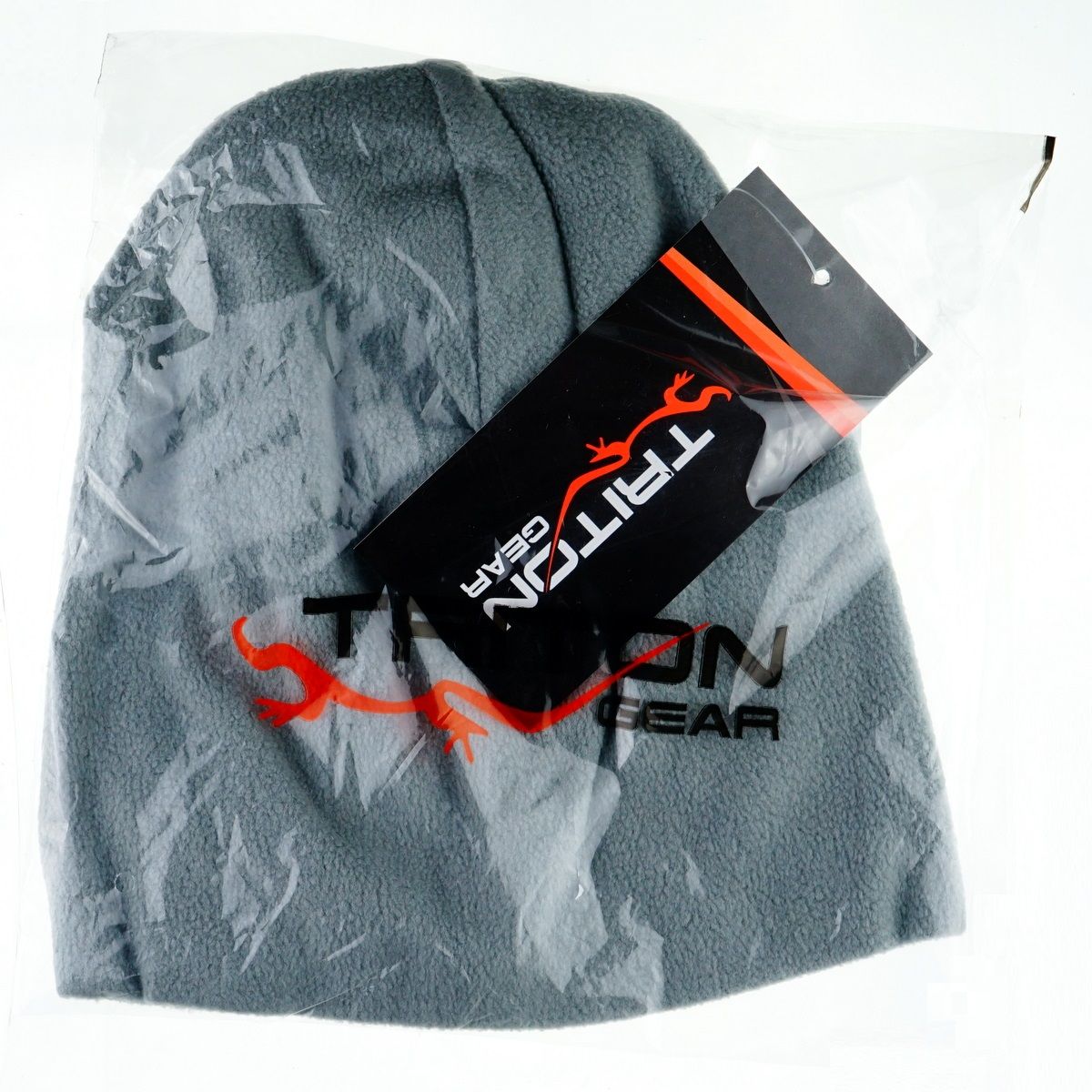 Детальная фотография — Шапка TritonGear Fleece (флис) светло-серая