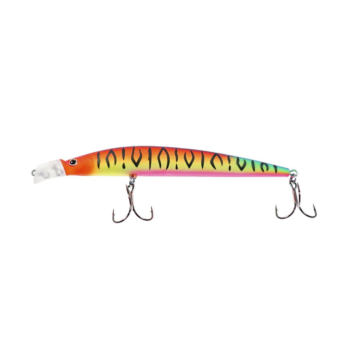 Детальная фотография — Воблер Strike Pro Top Water Minnow 110F плавающий 110мм 10,5гр 0,2м-0,7м цвет A244S (Parrot Mat Tiger) (JL-166F#A244S)