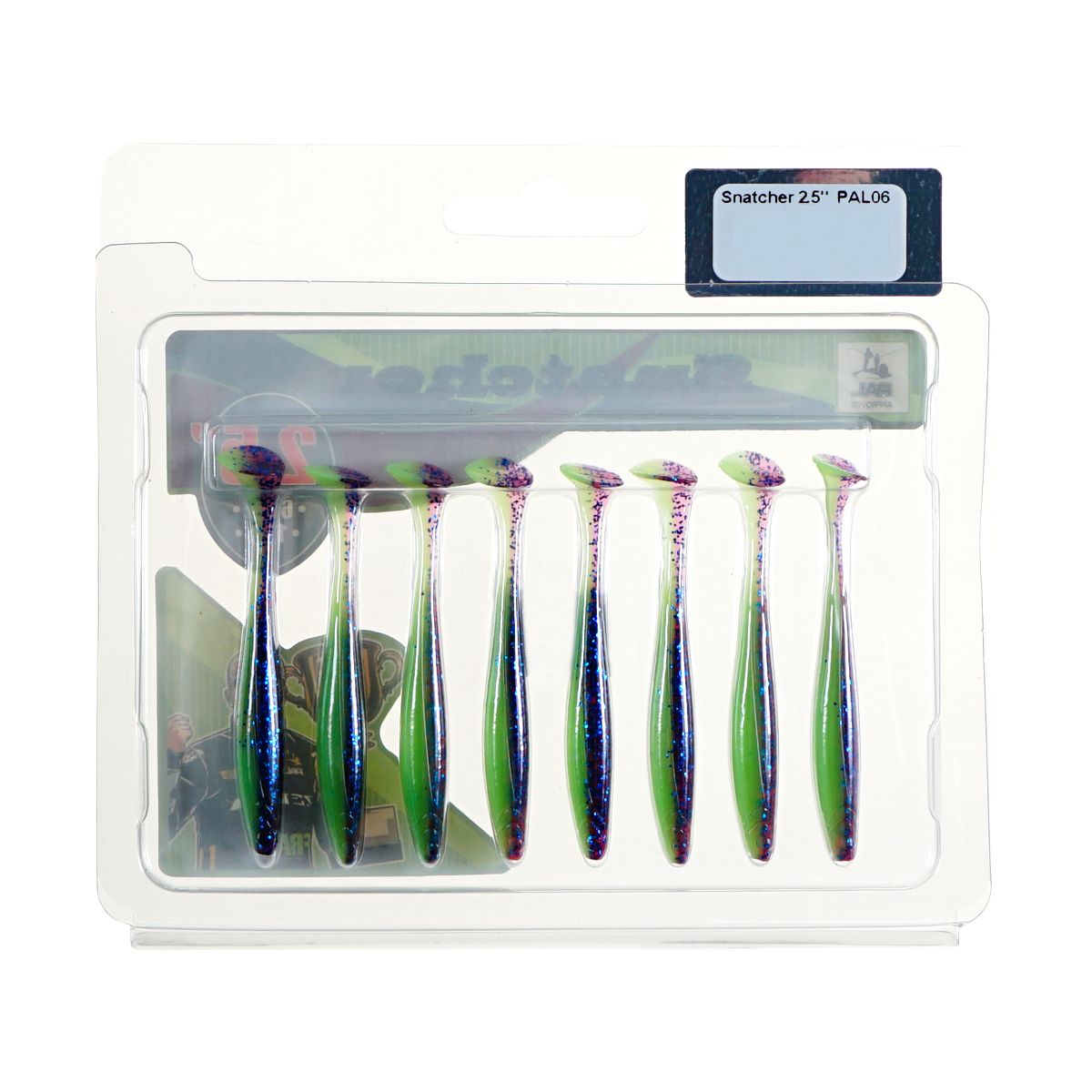 Детальная фотография — Виброхвосты Frapp Snatcher 2,5" 6см цвет PAL06 (8шт)