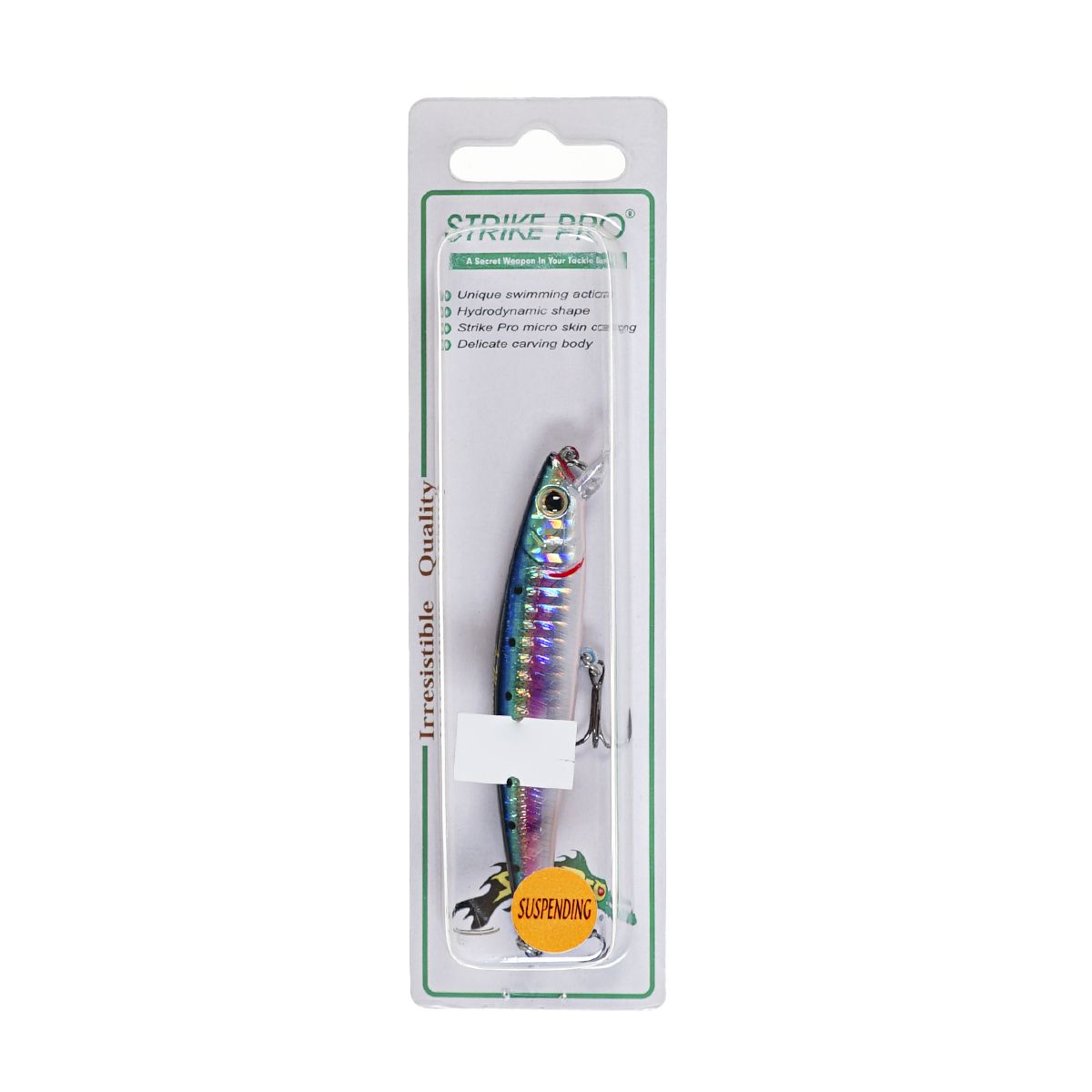 Детальная фотография — Воблер Strike Pro Arc Minnow 90SP нейтральный 90мм 9гр 0,5м-1м цвет 692-713-RP (Pacific Sardine) (JL-120-SP#692-713-RP)