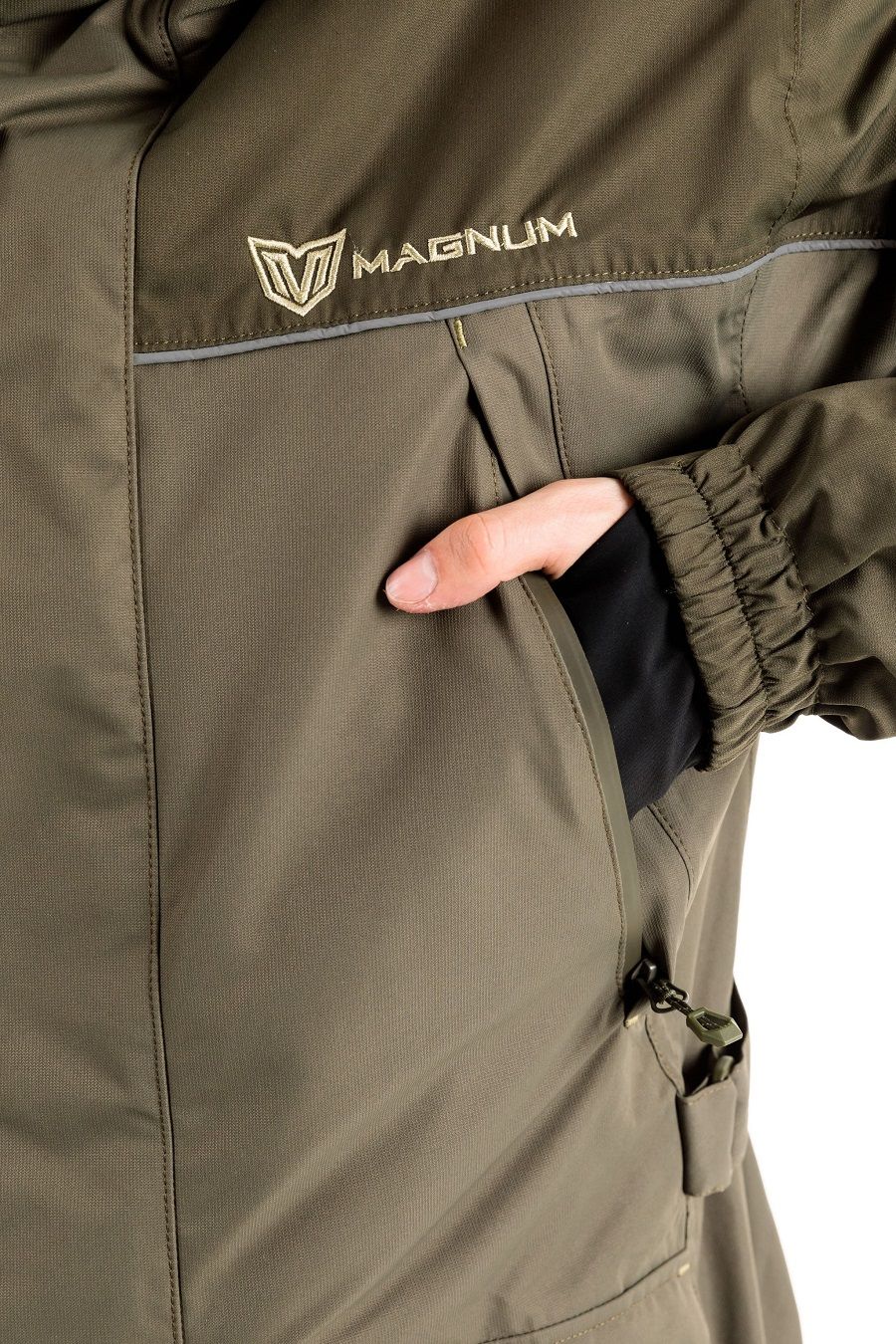 Детальная фотография — Костюм демисезонный Magnum Taimen р.52-54 рост 170-176 хаки, темный хаки (до 0°С)