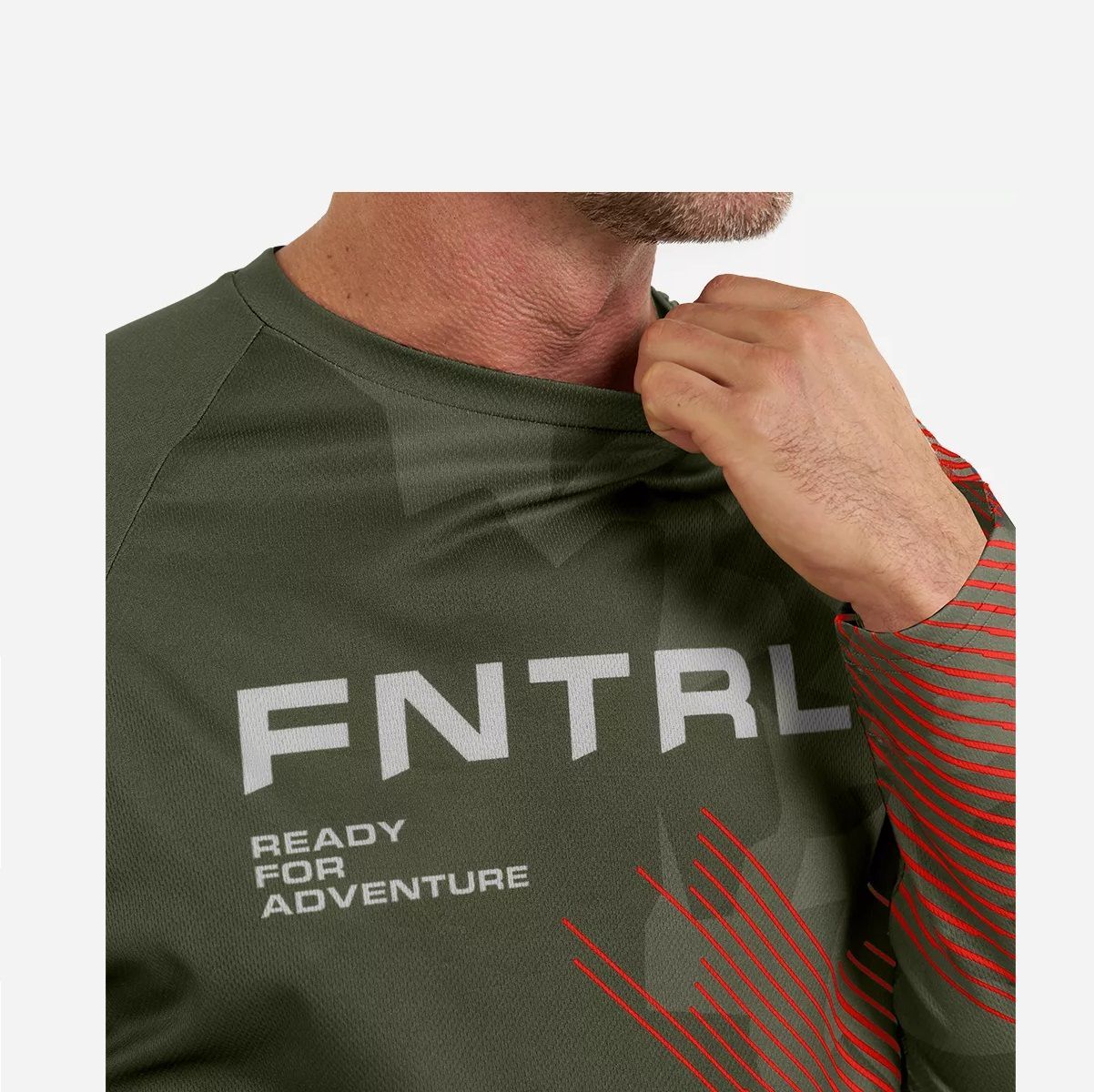 Детальная фотография — Джерси Finntrail Gravity Khaki 6603 р.M хаки