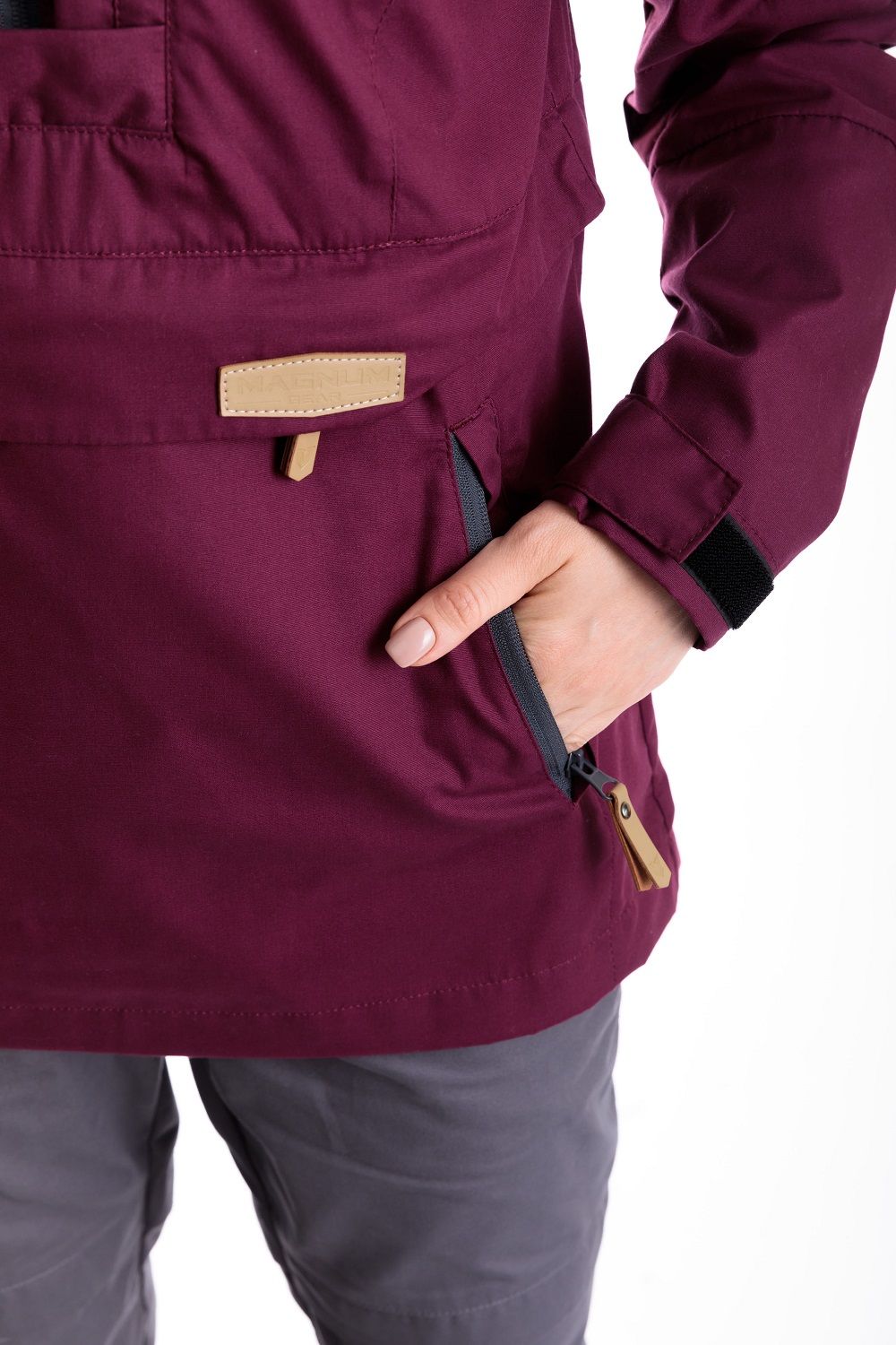 Детальная фотография — Костюм летний женский Magnum Protector Lady противоэнцефалитный р.52-54 рост 158-164 вишневый, серый