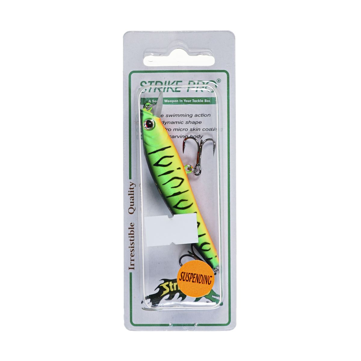 Детальная фотография — Воблер Strike Pro Arc Minnow 75SP нейтральный 75мм 5,5гр 0,4м-0,8м цвет GC01S (Mat Tiger) (JL-119-SP#GC01S)