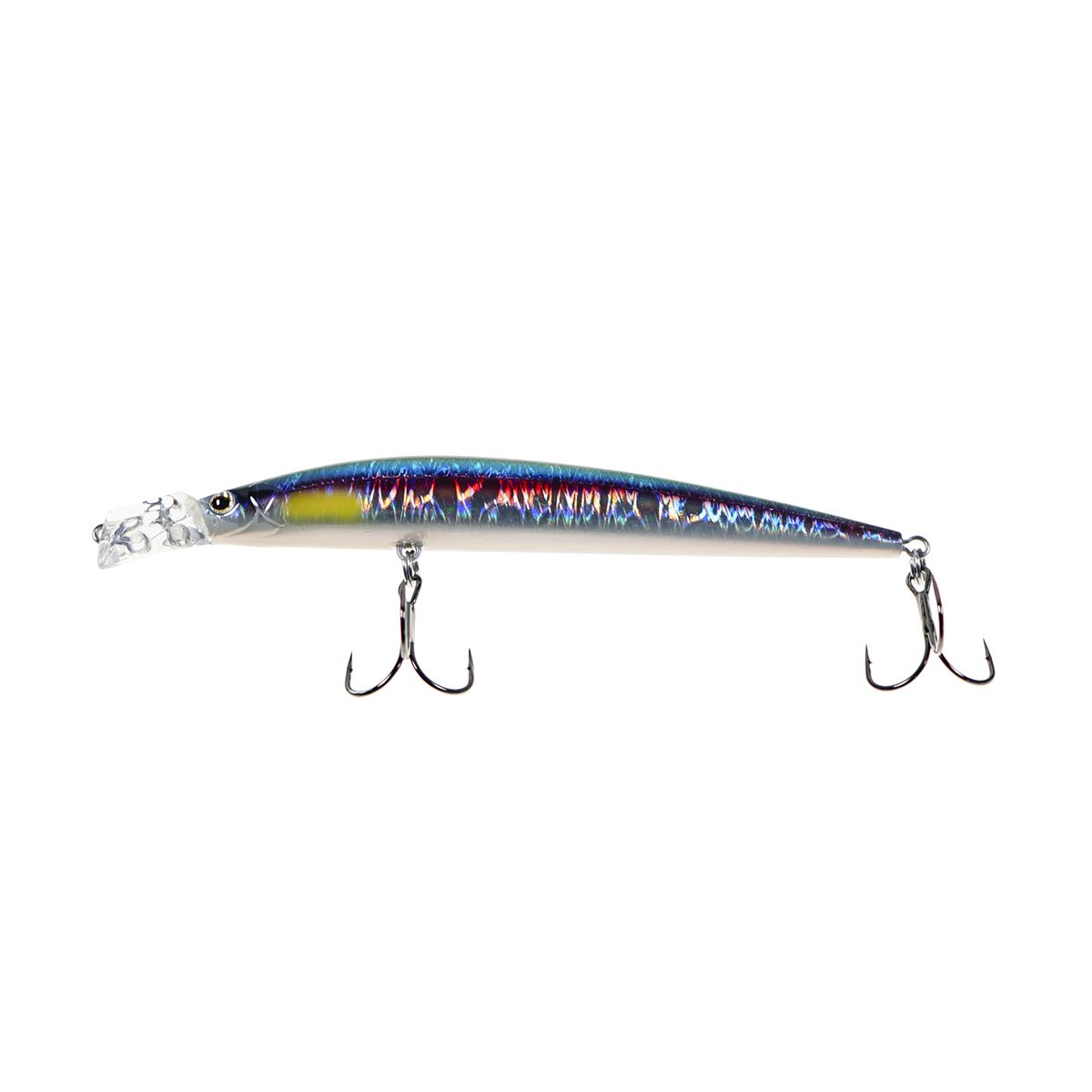 Детальная фотография — Воблер Strike Pro Top Water Minnow 110F плавающий 110мм 10,5гр 0,2м-0,7м цвет A210-SBO-RP (Rainbow Ghost Wakasagi) (JL-166F#A210-SBO-RP)