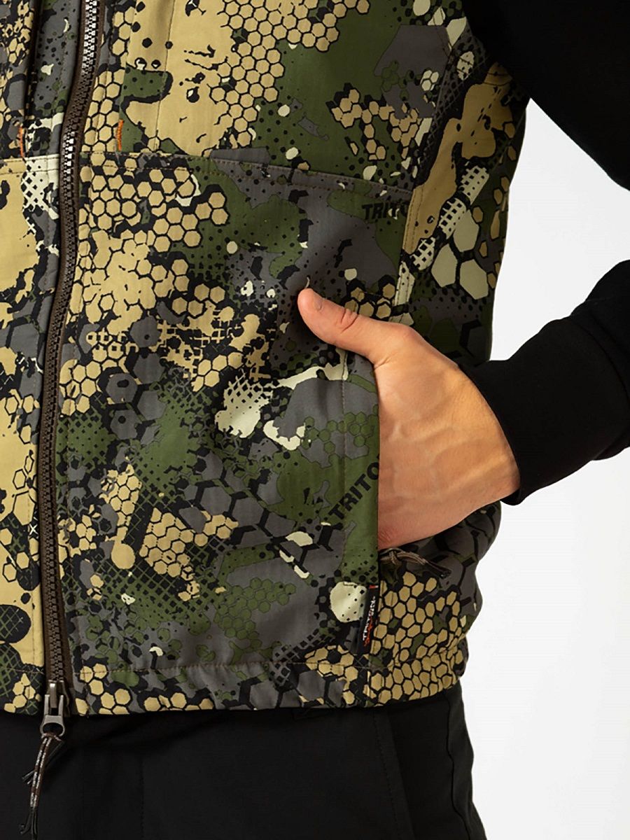 Детальная фотография — Жилет TritonGear Ridge (SoftShell) р.XL зеленый