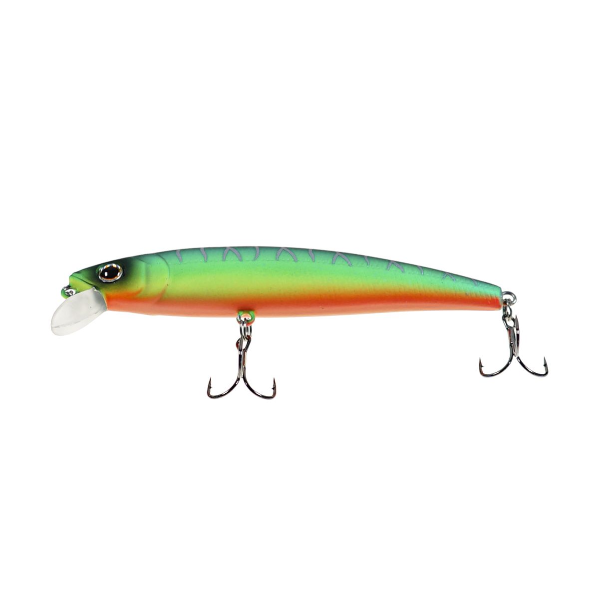 Детальная фотография — Воблер Strike Pro Arc Minnow 90SP нейтральный 90мм 9гр 0,5м-1м цвет A223S-RP (Pearl Mat Tiger) (JL-120-SP#A223S-RP)