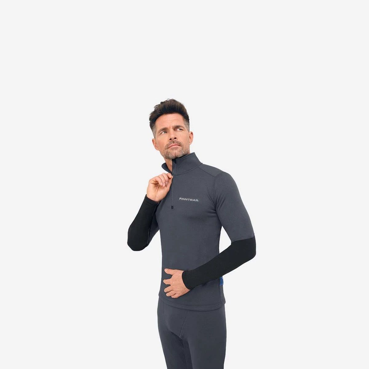 Детальная фотография — Термобелье (комплект) Finntrail Subzero DarkGrey 6404 р.L темно-серое (до -30°C)