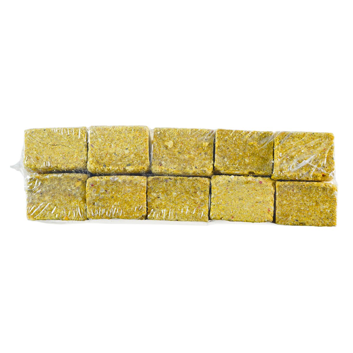 Детальная фотография — Прикормка Золотая Рыбка медленнорастворимая 420гр Мед, в кубиках