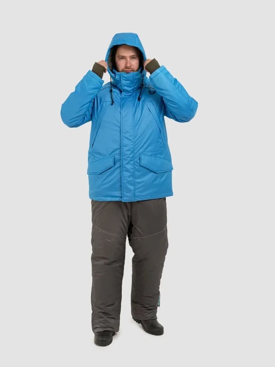 Детальная фотография — Костюм зимний Onerus Фишер NEW плавающий (таслан) р.56-58 рост 182-188 синий (до -45°С)