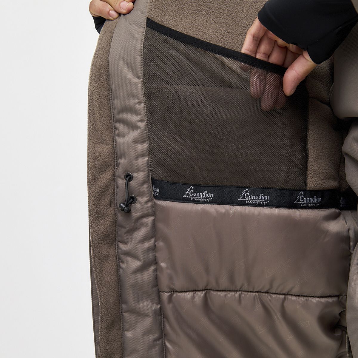 Детальная фотография — Костюм зимний Canadian Camper Siberia Pro р.XL(52-54) рост 170-176 коричневый (до -40°С)