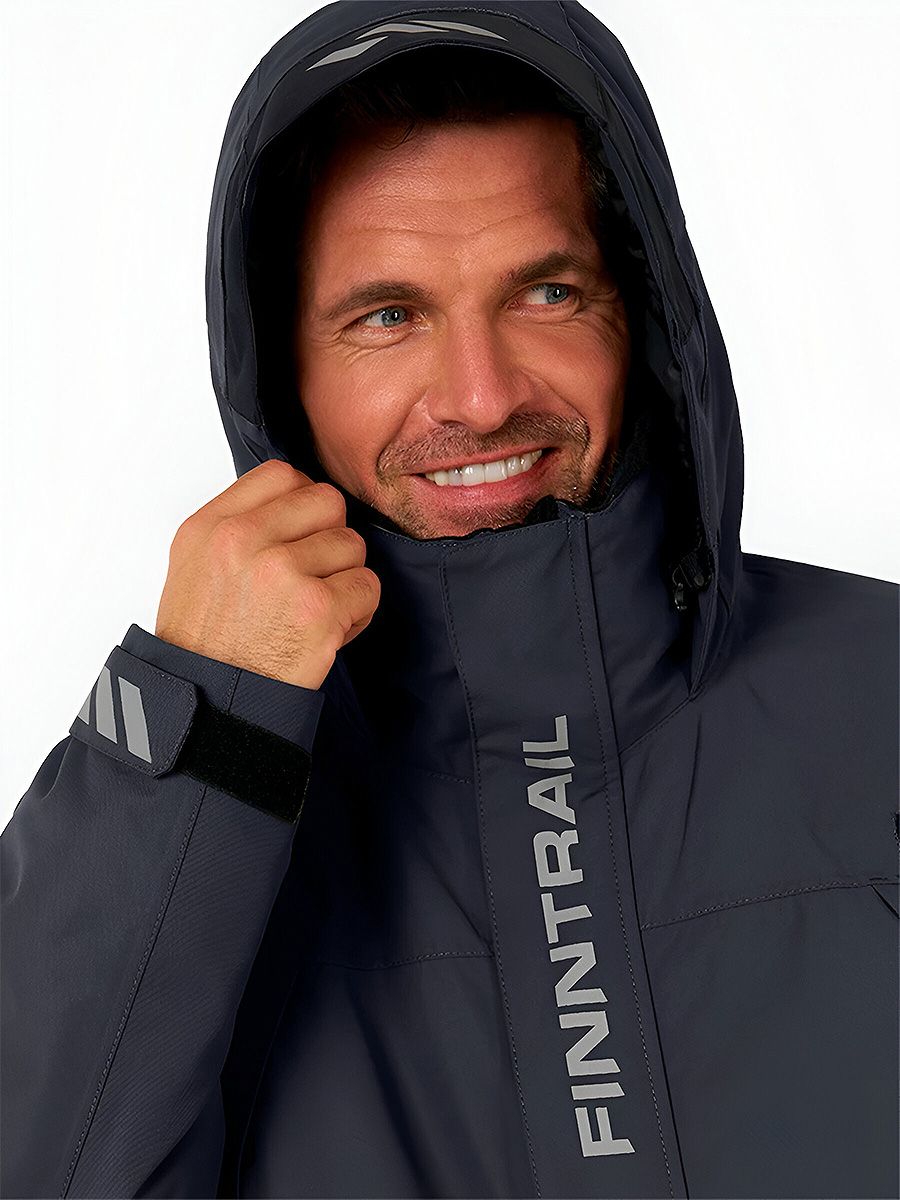 Детальная фотография — Костюм зимний Finntrail Outback DarkGrey 3753 р.XLK темно-серый (до -30°С)