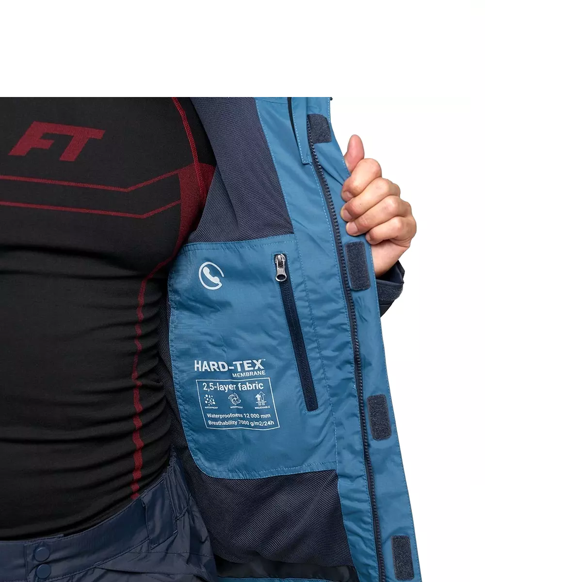 Детальная фотография — Костюм демисезонный Finntrail Lightsuit Blue 3503 р.XXL синий