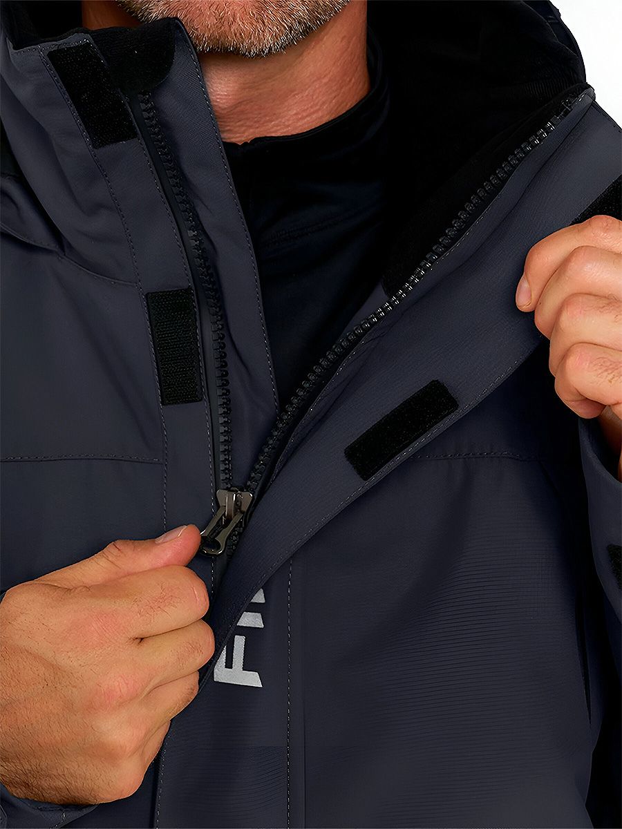 Детальная фотография — Костюм зимний Finntrail Outback DarkGrey 3753 р.XLK темно-серый (до -30°С)