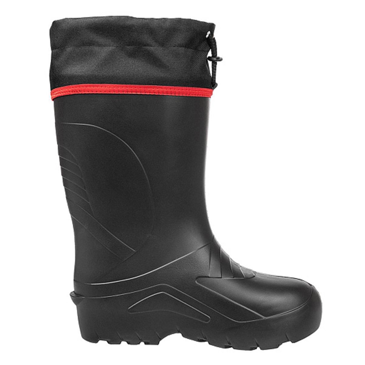 Детальная фотография — Сапоги зимние мужские Nisus (ЭВА, 5-слойный гипоаллергенный чулок, манжета) р.40-41 черные (до -55°С) (С-035 У)