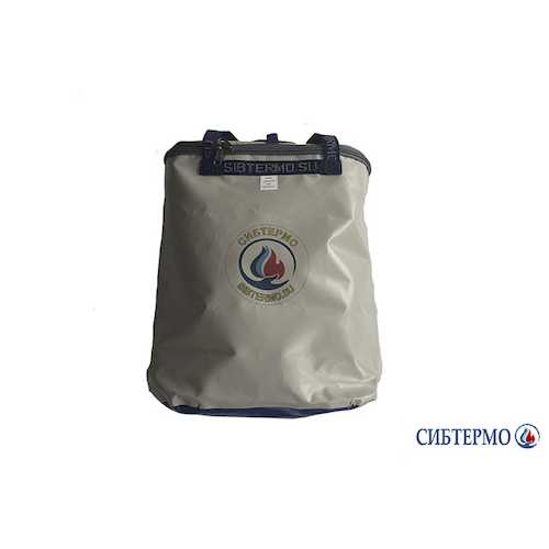 Сумка с крышкой ПВХ Сибтермо овал 40х20х50