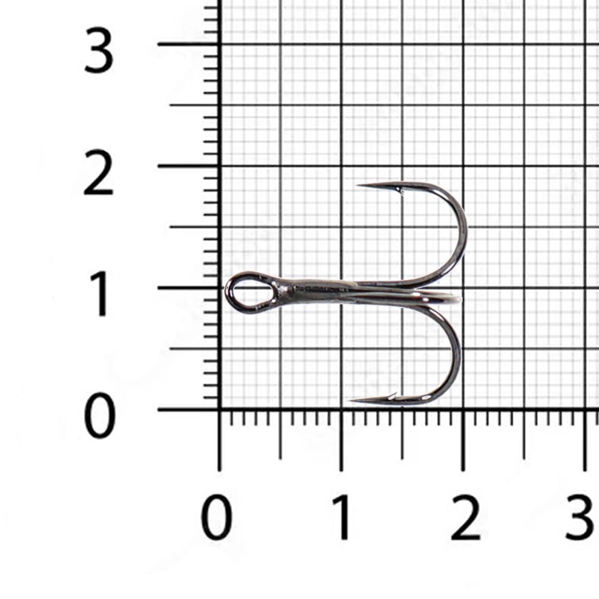 Детальная фотография — Крючки тройные Kumho 930 BN №6 черные, никелевые (5шт)