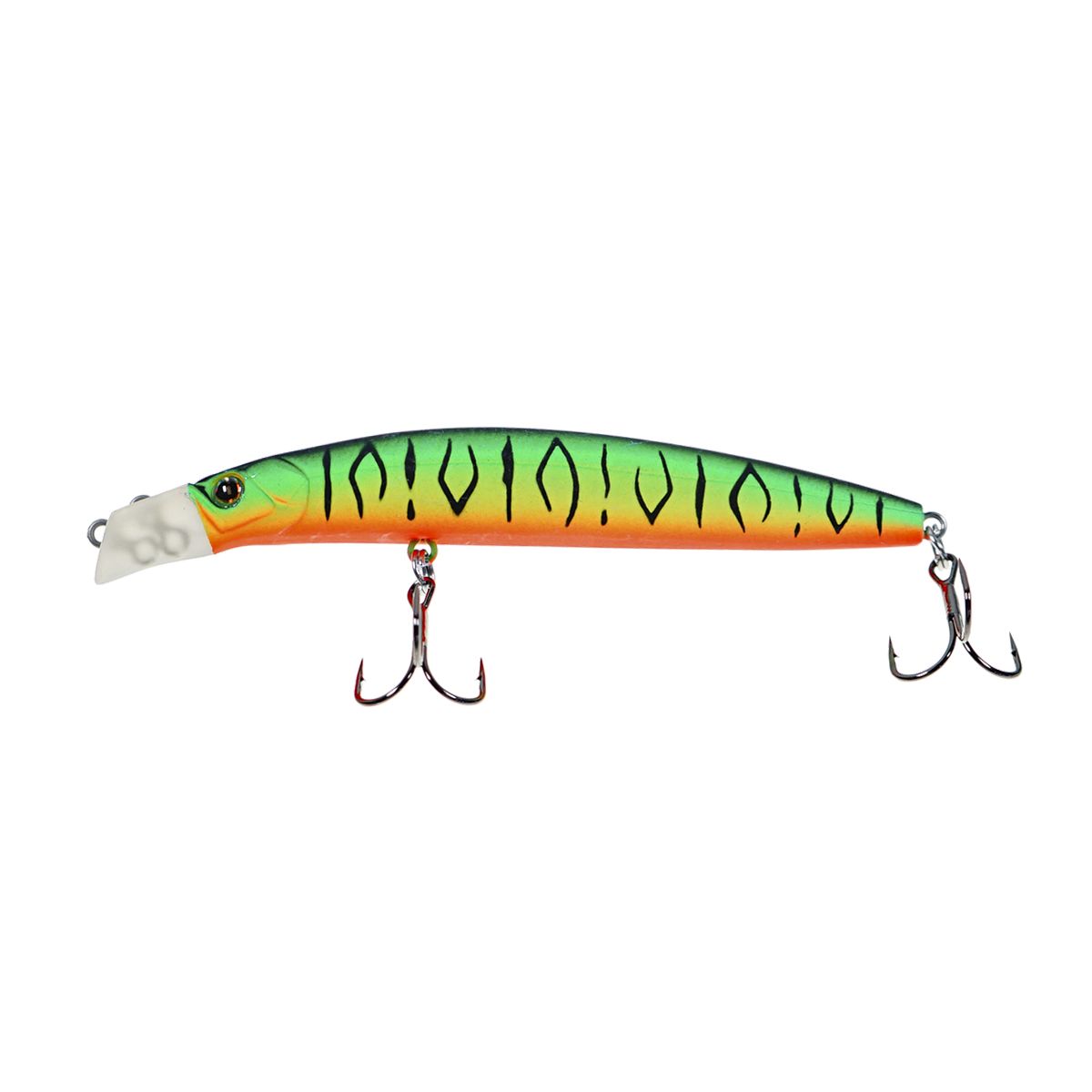 Детальная фотография — Воблер Strike Pro Top Water Minnow плавающий 90мм 10,2гр 0,1м-0,5м цвет GC01S/A70-713 Double Black Silver OB/Mat Tiger) (JL-179F#GC01S/A70-713S)