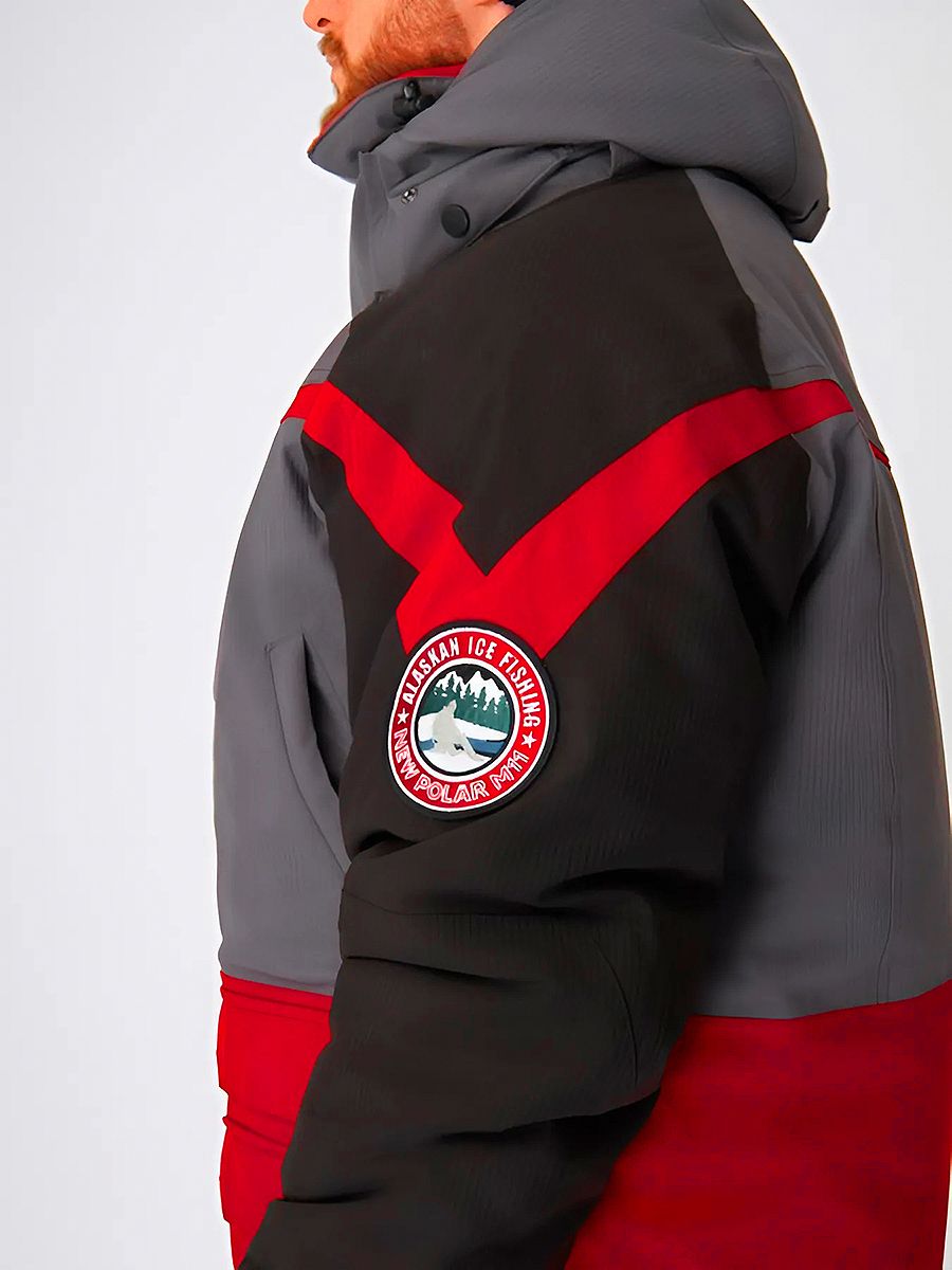 Детальная фотография — Костюм зимний Alaskan New Polar M11 р.L красный, серый, черный (до -40°С)